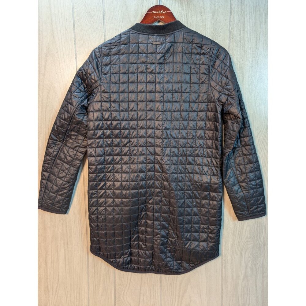 Athleta Quilted Primaloft Full Zip Jacket Grandview Shell Puffer Black XS - Picture 3 of 9